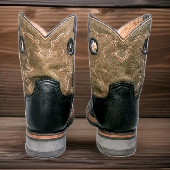 Lucchese Women's Boots Ruth Western Coastal Cowgirl Ankle Booties 6 Handcrafted - Picture 11 of 14